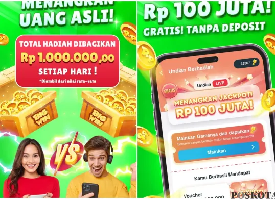 4 aplikasi penghasil Saldo DANA Gratis hingga jutaan rupiah setiap hari, segera mainkan! (Sumber: PlayStore/Mager/Edited Muhammad Ibrahim)