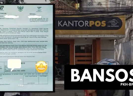 Surat undangan pencairan bantuan bansos BPNT dan PKH melalui Pos Indonesia sudah mulai dibagikan. Pastikan membawa KTP dan KK untuk pengambilan dana bantuannya. (Sumber: Poskota/Neni Nuraeni/Facebook/Sobat Bansos)