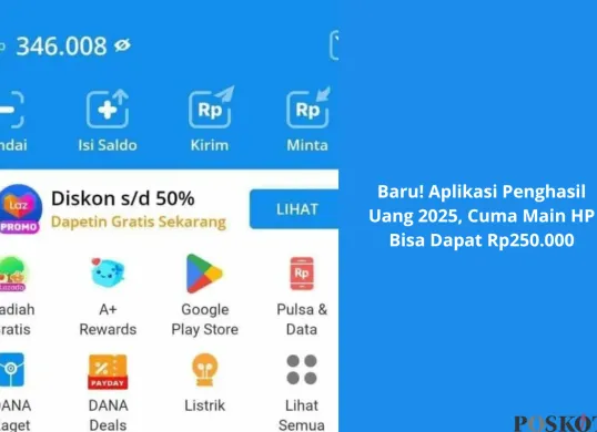 Buktikan sendiri! Begini cara kerja aplikasi penghasil uang terbaru 2025. (Sumber: Poskota/Yusuf Sidiq)