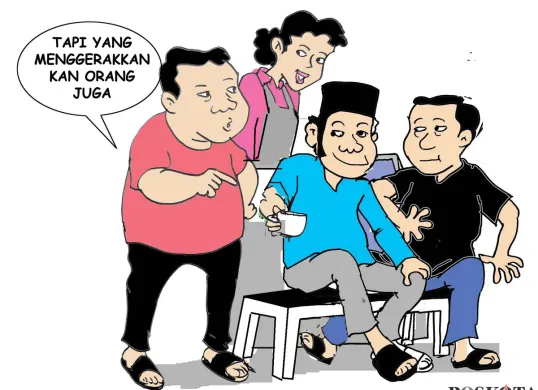 Obrolan Warteg: Musuh Utama Pemilu (Sumber: Poskota/ Yudhi Himawan)