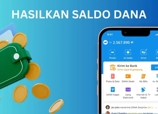 Cara hasilkan saldo DANA gratis melalui beberapa cara menarik. (Sumber: Canva)