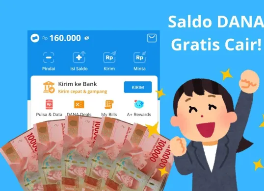 Panduan klaim saldo DANA gratis Rp160.000 yang langsung cair ke dompet digital. (Sumber: Poskota/Audie Salsabila)