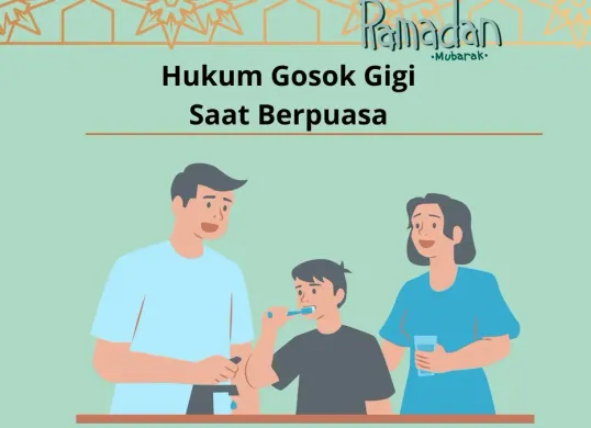 Penjelasan mengenai hukum bersiwak atau gosok gigi saat berpuasa di bulan Ramadhan. (Canva)