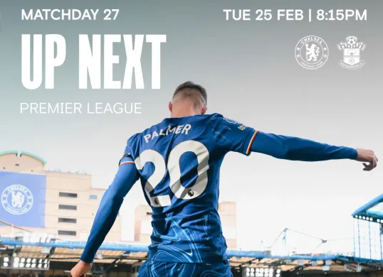 Cek preview, jadwal lengkap pertandingan dan link live streaming resmi Chelsea vs Southampton. (Sumber: X/ Chelsea FC)