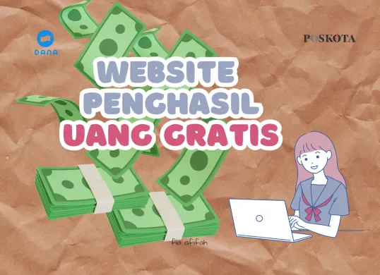 Coba website penghasil uang ini untuk mendapatkan saldo DANA gratis yuk. (Sumber: Rittacoco Creative Lab)