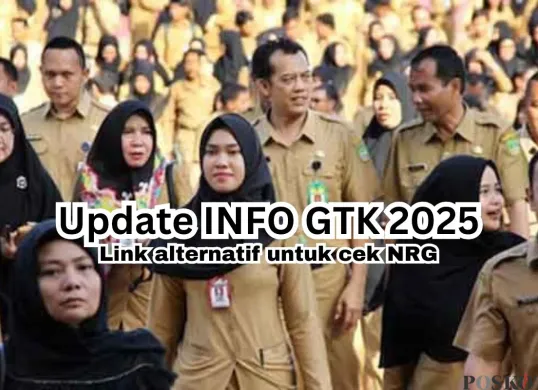 Cara cek NRG jika Anda mendapatkan Info GTK masih belum bisa diakses. (Sumber: Poskota/Arip Apandi)