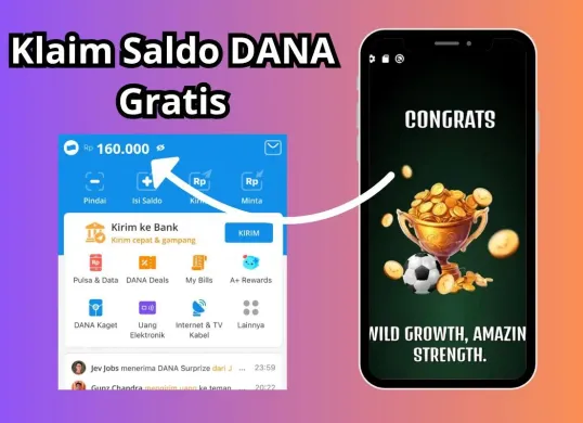 Klaim saldo DANA gratis Rp160.000 hari ini Rabu, 26 Februari 2025. (Sumber: Poskota/Audie Salsabila)