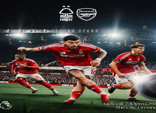 The Gooners akan bertandang ke City Stadium untuk melawan Nottingham Forest, saksikan melalui link live streaming Nottingham Forest vs Arsenal. (Sumber: Instagram: @officialnffc)