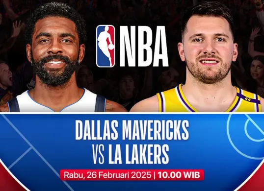 Link live streaming Dallas Mavericks vs LA Lakers. (Sumber: Vidio)