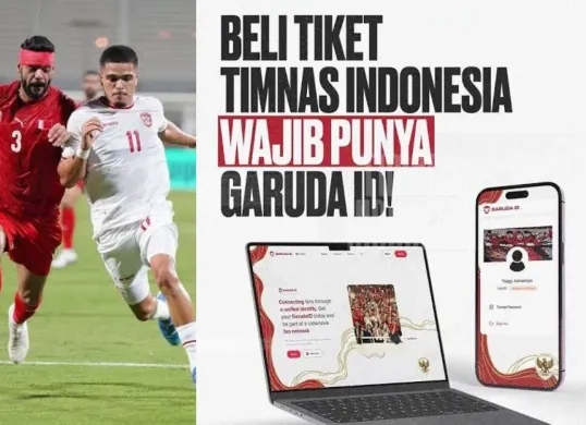 Cara registrasi Garuda ID buat beli tiket pertandingan Timnas Indonesia. (Sumber: PSSI)