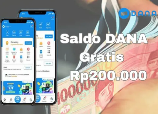 Begini trik cepat klaim saldo DANA gratis Rp200 ribu langsung ke dompet digital hanya dengan share link. (Sumber: Poskota/Syania Nurul Lita Baikuni)