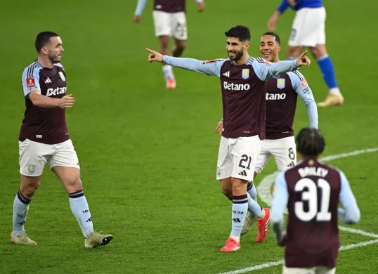 Dua gol Asensio ke gawang Cardiff City sukses bawa Aston Villa ke perempat final (Sumber: X/ EmiratesFACup)