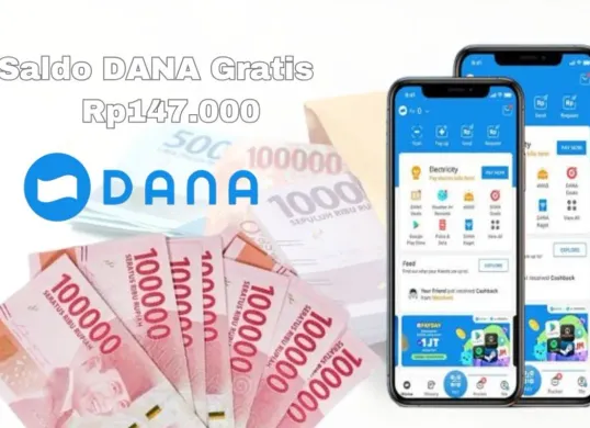 Cara klaim saldo DANA Gratis Rp147.000 dari aplikasi penghasil uang EarnBay. (Sumber: Poskota/Syania Nurul Lita Baikuni)