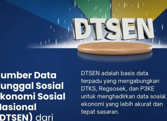 Penyaluran bansos tahap 2 periode April-Juni 2025 gunakan sistem pendataan yaitu dengan sistem DTSEN. (IG Kemensos RI)