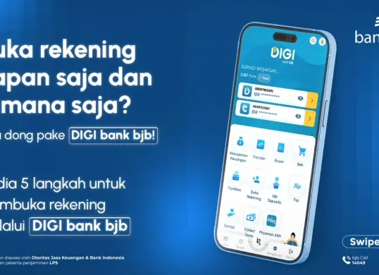 Cara mudah buka rekening bank bjb lewat ponsel. (Sumber: Dok. bank bjb)