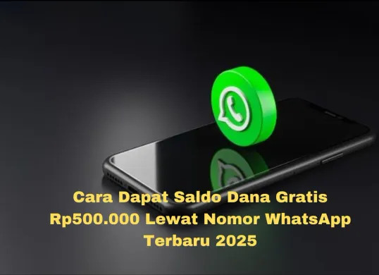 Gunakan nomor WhatsApp untuk registrasi mudah dan dapatkan dana gratis hingga Rp500.000. (Sumber: Pinterest)