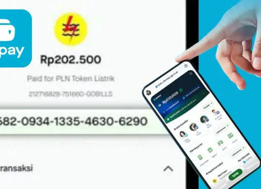 cara beli token listrik lewat gopay. (Foto: Faiz)