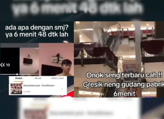 Jagat media sosial diramaikan dengan isu ‘Video Gudang Pabrik Gresik 6 Menit’ yang viral. Fakta atau hanya rumor? (Sumber: Tiktok)