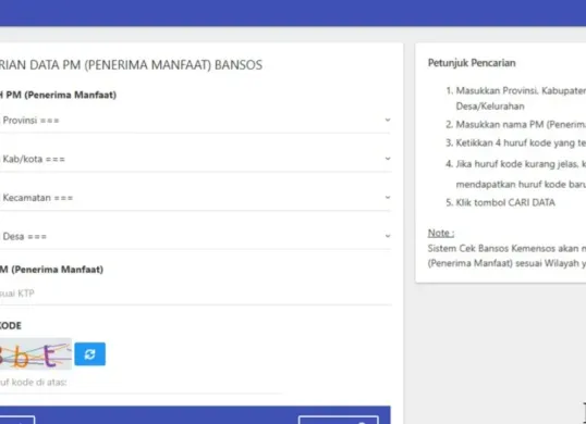 Ini cara cek bansos di cekbansos.kemensos.go.id. (Sumber: Poskota/Shandra)