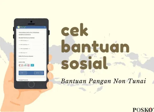 Cek status penerimaan bansos BPNT. (Sumber: Poskota/Della Amelia)