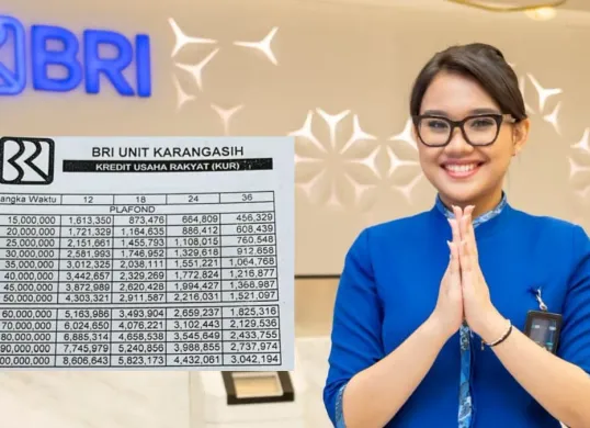 Cek tabel KUR BRI 2025 hingga Rp100 juta. (Sumber: Poskota/Faiz)