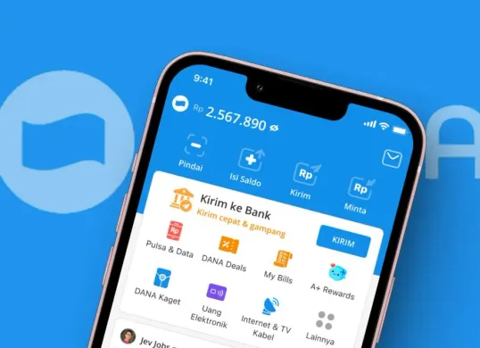 DANA Kaget di aplikasi DANA yang memungkinkan pengguna berbagi saldo digital secara cepat dan aman. (Sumber: Poskota/Faiz)