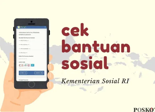 Aplikasi Siks-NG digunakan untuk mengecek status pencairan dana bansos dari pemerintah. (Sumber: Poskota/Della Amelia)