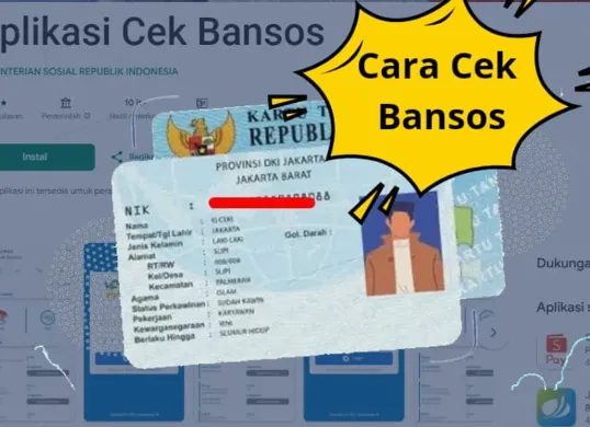 Cek status penerima bansos dengan login cekbansos.kemensos.go.id pakai NIK KTP secara online. (Sumber: Poskota/Risti Ayu Wulansari)