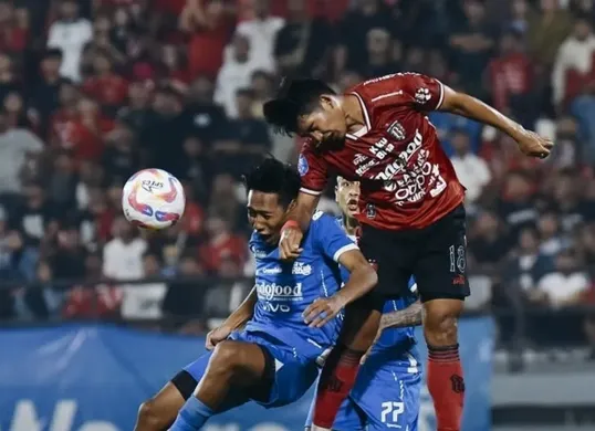 Bali United 1-1 Persib Bandung. (Sumber: Instagram/@persib)