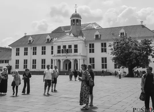 Ilustrasi Kota Tua Jakarta yang saat ini menjadi destinasi wisata. (Sumber: Poskoata/ Bilal Nugraha Ginanjar)