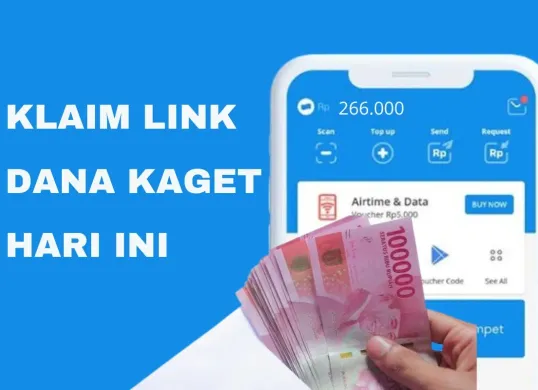 Klaim link DANA Kaget hari ini (Sumber: Poskota/Rivera Jesica S)