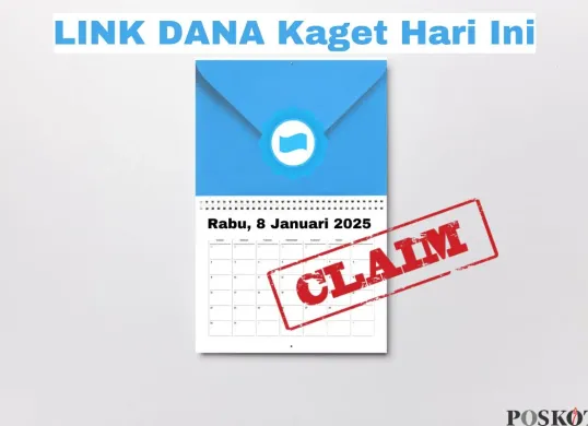 Ada tiga link DANA Kaget yang sudah disiapkan hari ini, Rabu 8 Januari 2025, untuk kamu. (Sumber: Poskota/Muhamad Arip Apandi)