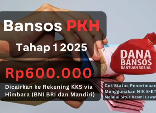 Penyaluran program subsidi dana bansos PKH tahap 1 2025, dengan nominal saldo bantuan Rp600.000 akan segera terkirim ke rekening KKS, cek selengkpanya! (Sumber: Poskota/Aldi Harlanda Irawan)