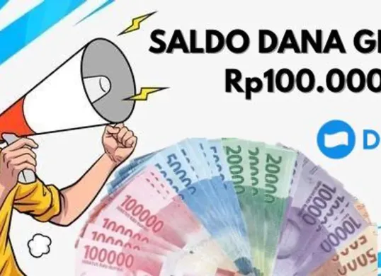 5 cara mudah klaim saldo DANA gratis Rp100.000 langsung masuk rekening dompet elektronik, tanpa syarat apapun. (Sumber: Poskota/Syania Nurul Lita Baikuni)