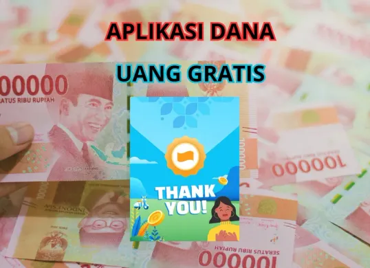 Klaim saldo dana dari amplop link dana kaget melalui aplikasi DANA dompet e-wallet. (Canva)