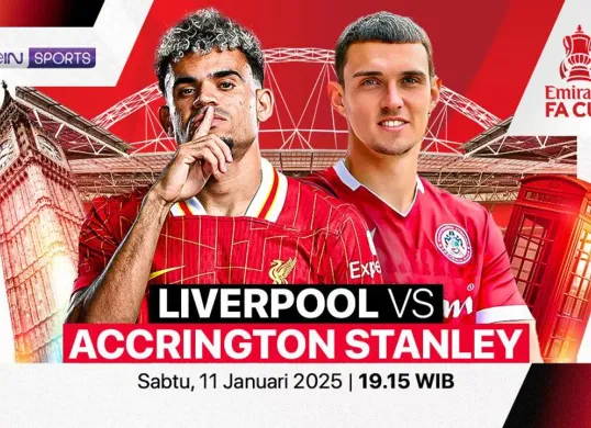 Link live streaming Liverpool vs Accrington Stanley. (Sumber: Vidio)