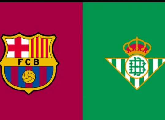 Cek jadwal lengkap pertandingan dan info live streaming resmi antara Barcelona vs Real Betis. (Sumber: Visionplus.id)