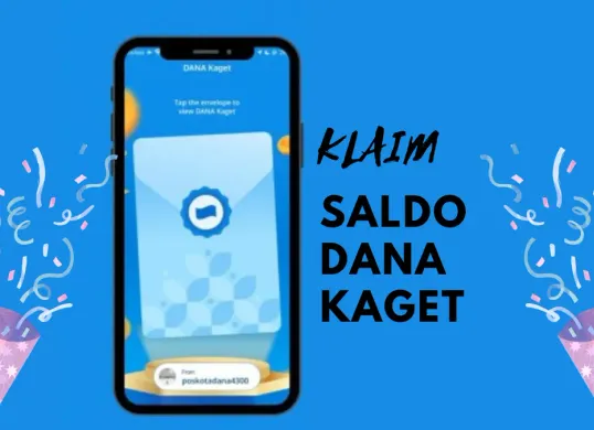 Klaim saldo DANA gratis Rp120.000 cukup klik link DANA Kaget hari ini. (Sumber: Poskota/Huriyyatul Wardah)