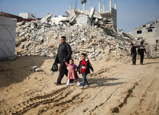 Sejumlah kerusakan di Gaza akan membutuhkan biaya yang besar dan waktu lama untuk bisa dibangun kembali. (Sumber: X/@Marchfoward)