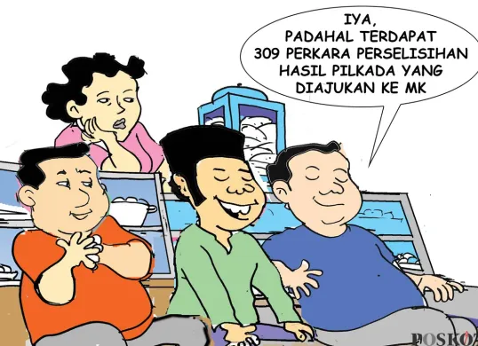 Obrolan Warteg: Menggeliat Permohonan Diskualifikasi (Sumber: Poskota/ Yudhi Himawan)