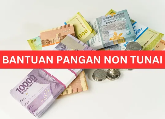 Pencairan dana bantuan sosial BPNT. (Sumber: Poskota/Legenda Kinanty Putri)