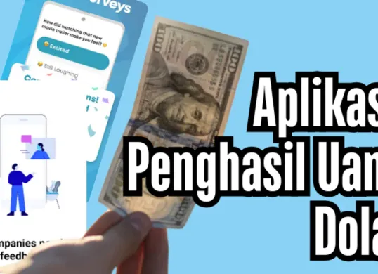 Dapatkan dolar dari aplikasi penghasil uang gratis ini. (Sumber: Unsplash/Andres Perez/Edited Dadan)