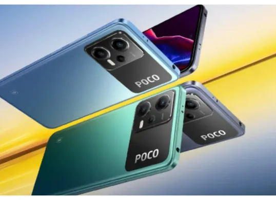 POCO X5 5G merupakan HP terbaik yang menawarkan fitur tahan air (Sumber: POCO)