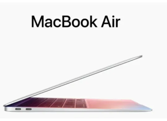 MacBook Air M1 punya desain tipis dan ringan (Sumber: Apple)