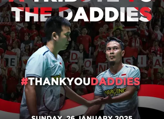 Pasangan Ganda Putra Mohammad Ahsan/Hendra Setiawan alias the Daddies (Sumber: IG: @badminton.ina)