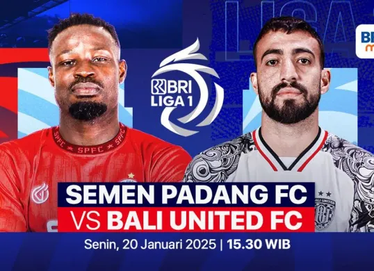 Link live streaming Semen Padang vs Bali United. (Foto: Vidio)