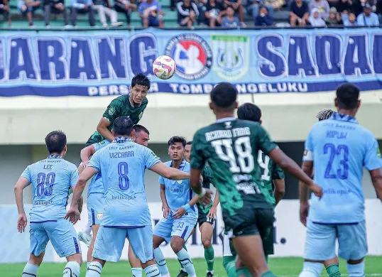 Persela Lamongan vs PSKC Cimahi. (Sumber: Instagram @pskc_cimahi)