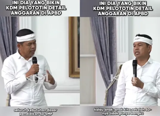 Dedi Mulyadi mengatakan agar anggaran belanja rumah tangga untuk dirinya akan dipangkas. (Sumber: Instagram/@dedimulyadi71)