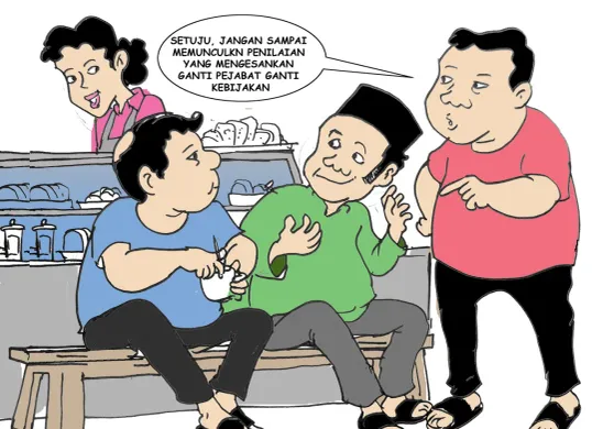 Obrolan Warteg. (Sumber: Poskota/Yudhi Himawan)