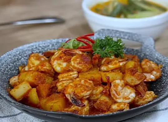 Resep balado udang kecil (Sumber: Tangkap Layar YouTube/Indonesian Simple)